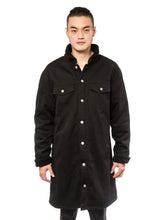 Load image into Gallery viewer, Wester Coat Black Twill