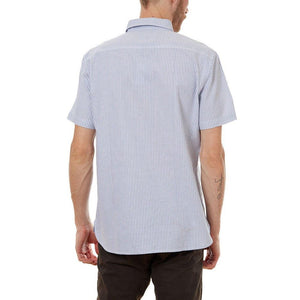 Larry Blue Vertical Striped Shirt